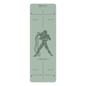 Tapis de Yoga Verseau vert antidérapant écologique