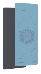 Tapis Yoga Antidérapant Vert Bleu antidérapant pour une pratique fluide et énergisante, adapté à tous les niveaux.