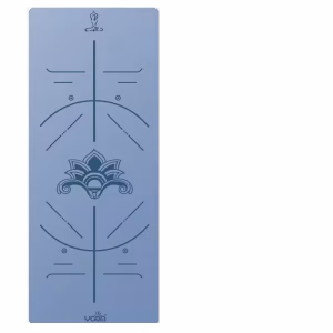 ‌ Tapis de yoga bleu 5 mm antidérapant confortable
